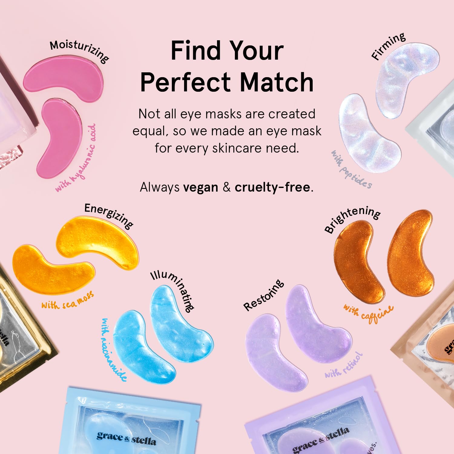 Golden Glow Eye Masks