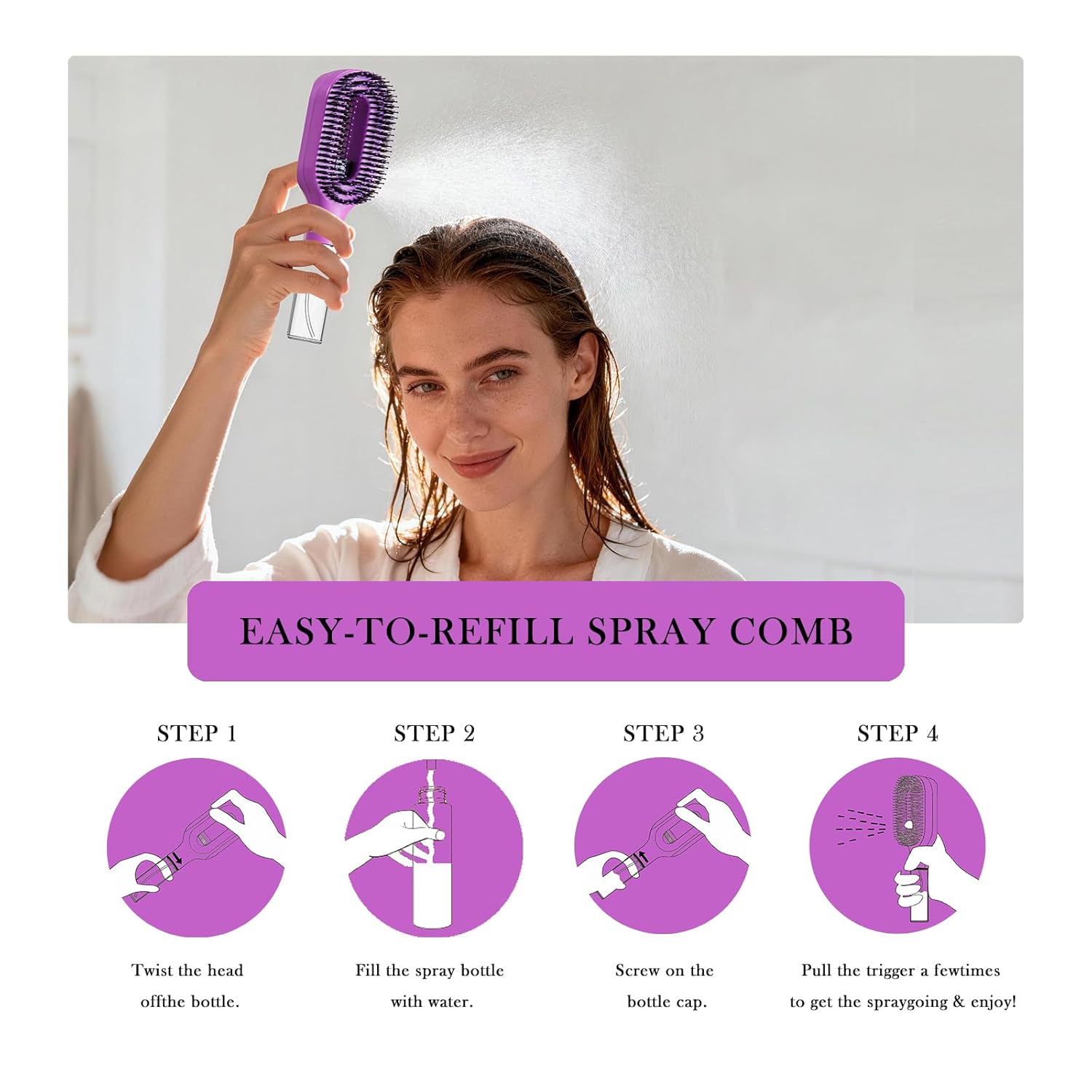 Magic Mist Detangler Brush