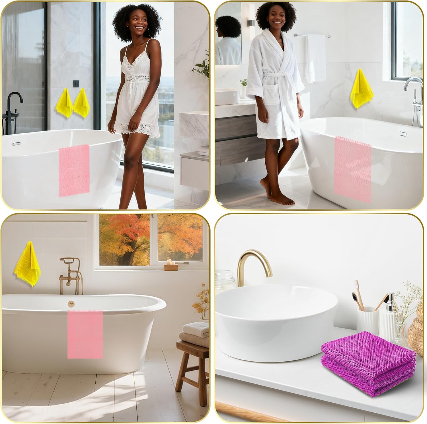 Vibrant Exfoliating Bath Nets