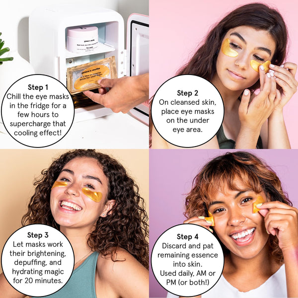 Golden Glow Eye Masks