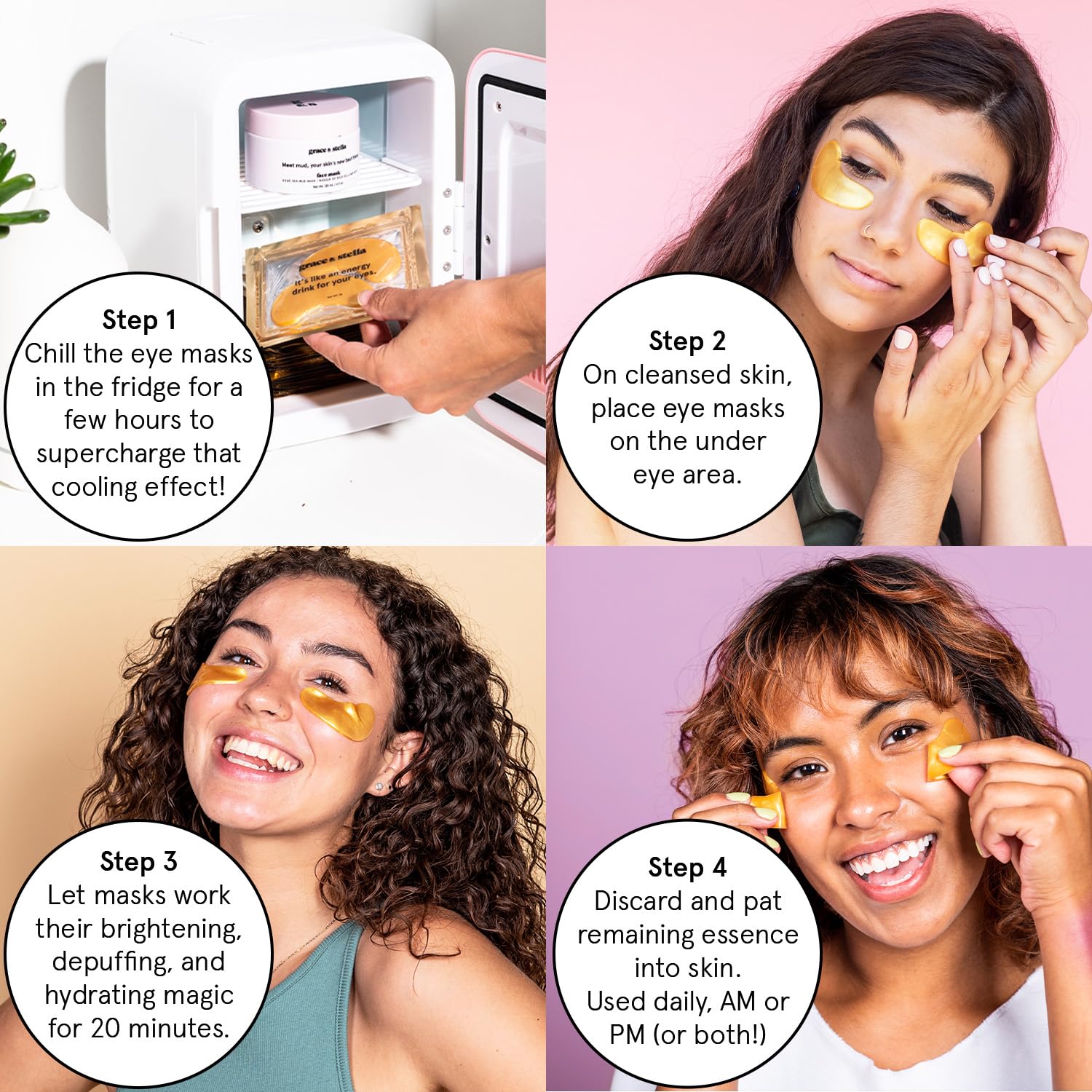 Golden Glow Eye Masks